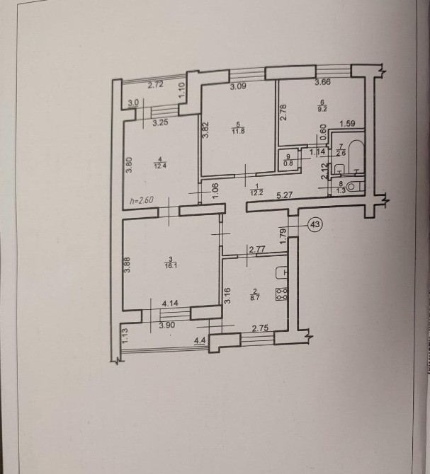 Продаж 4-кімнатної квартири 82,5 м², 2 поверх, автономне опалення Ивано-Франковск - изображение 1