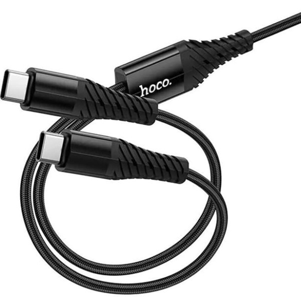 Кабель Hoco X123 2-in-1 Type-C to 2 Type-C 2.4A 1.2m Black Харьков - изображение 3