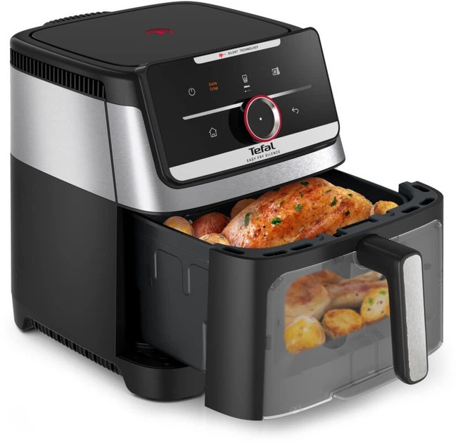 Мультипечь Tefal Easy Fry Smart & Silence XXL EY876DE1 7 л 1800 Вт черная Киев - изображение 3