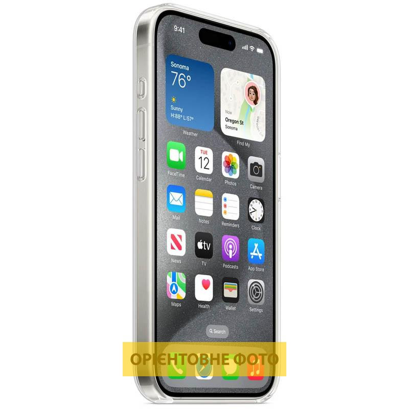 Чехол TPU Clear Case with MagSafe для Apple iPhone 16 (6.1") Херсон - зображення 2