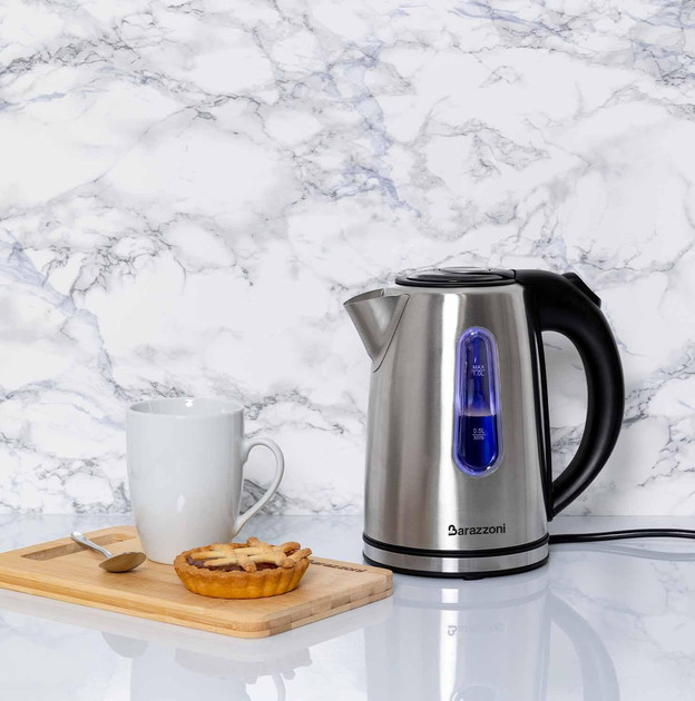 Электрочайник Barazzoni 81607030 1 л серебристый Київ - зображення 1
