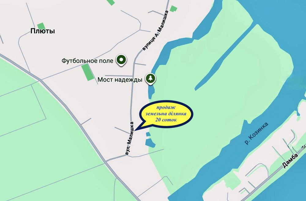 продажа участок под жилую застройку Обуховский, Плюты, 137000 $  - изображение 2