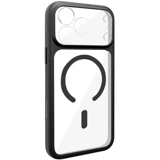 Чехол TPU+PC GETMAN Moon Clear with MagSafe для Apple iPhone 17 Pro (6.3") Херсон