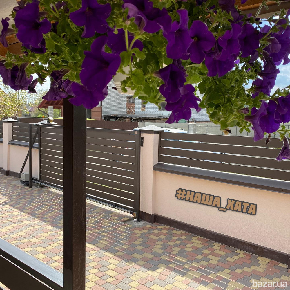 Металевий паркан Ранчо від виробника.Метал з імітацією дерева. Стрий - зображення 3