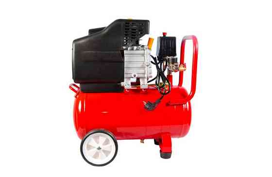 Компрессор MPT PROFI 24 л 1500 Вт/2 л.с. 2850 об/мин 100 л/мин 8 атм 2 выхода медная обмотка MAC2024 Харків