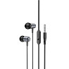 Стерео Наушники Hoco M108 Spring metal universal with mic (3.5mm/1.2m) Херсон
