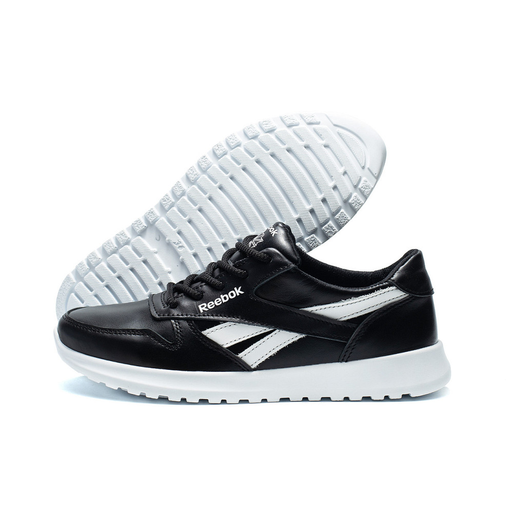 Підліткові шкіряні кросівки Reebok Classic Black Київ - зображення 11
