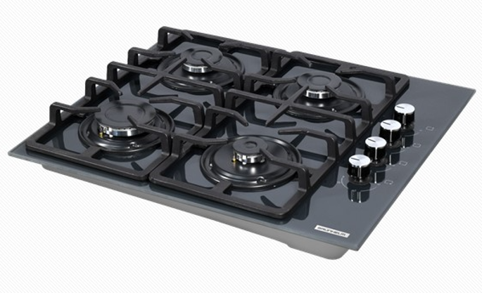Газовая варочная поверхность GPG 3211 GF Grunhelm (4 конфорки, стекло, газ контроль) Киев - изображение 1