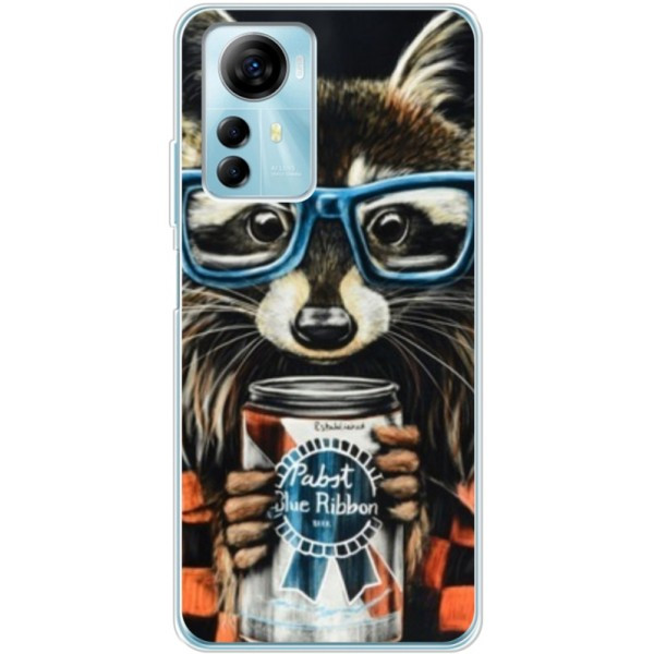 Чохол BoxFace для ZTE Blade A72S Єнот з банкою (Код товару:34649) Харків - зображення 1