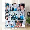 Плед 3D Stray Kids collage №2 3384_A 15807 160х200 см Киев