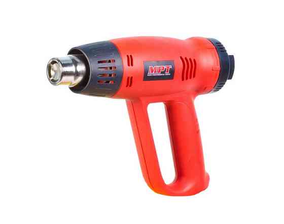 Фен промышленный MPT PROFI 2000 Вт 60-630°С 300-500 л/мин насадки 2 шт MHG2005V Харків