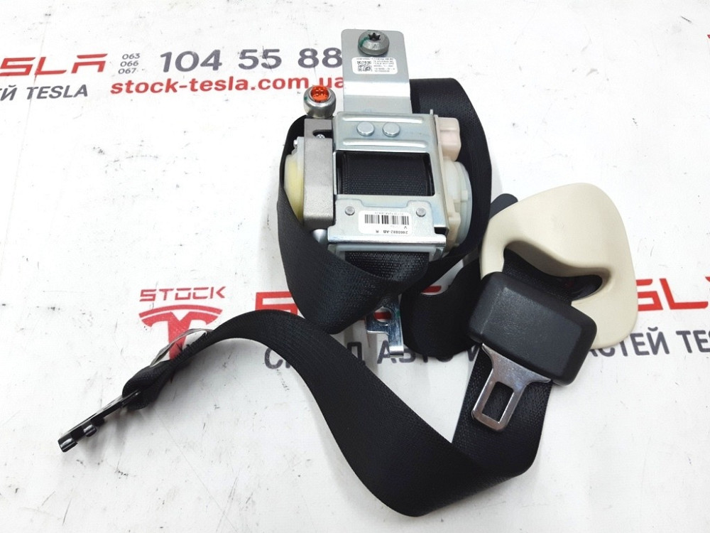 Ремень безопасности передний пассажирский (USA) Tesla model S, model S REST 1019469-02-B Київ - зображення 2