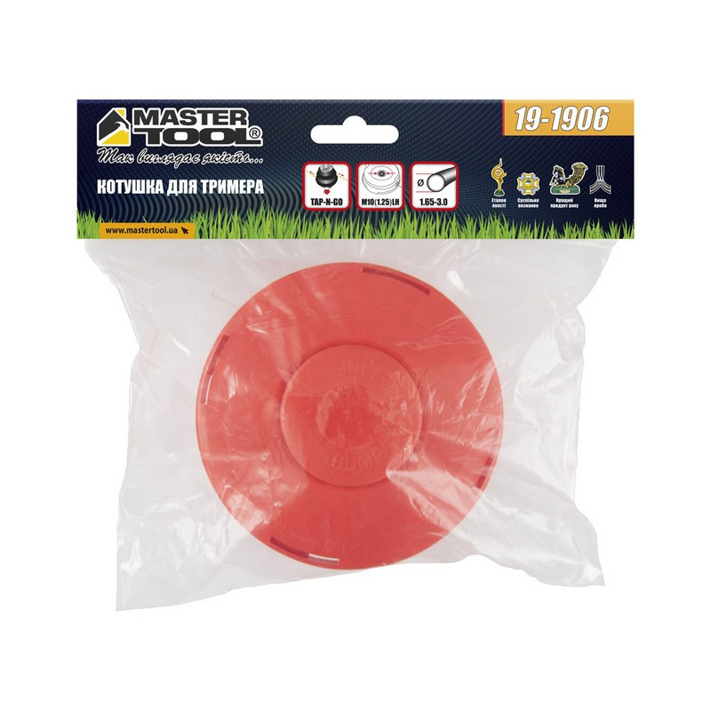 Катушка для триммера MASTERTOOL полуавтоматическая PE M10х1.25 FLH 19-1906 Харьков - изображение 3
