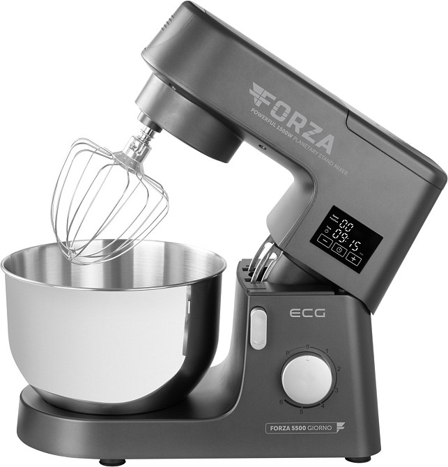 Кухонный комбайн EСG Forza 5500-Giorno-SСuro 1500 Вт серый Киев - изображение 6