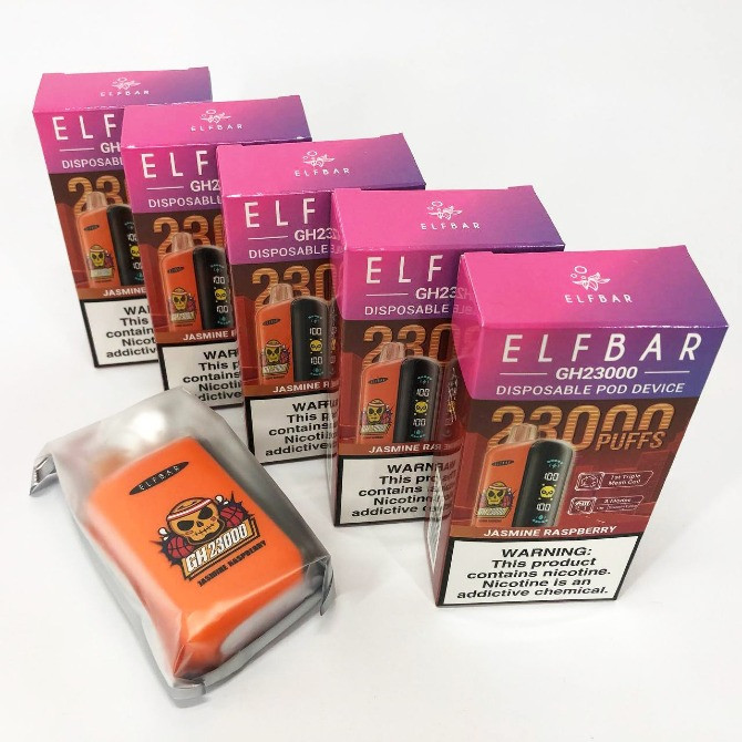 ПОД система ELF BAR GH 5% 23000 тяг, Жасмин Малина Вінниця - зображення 2