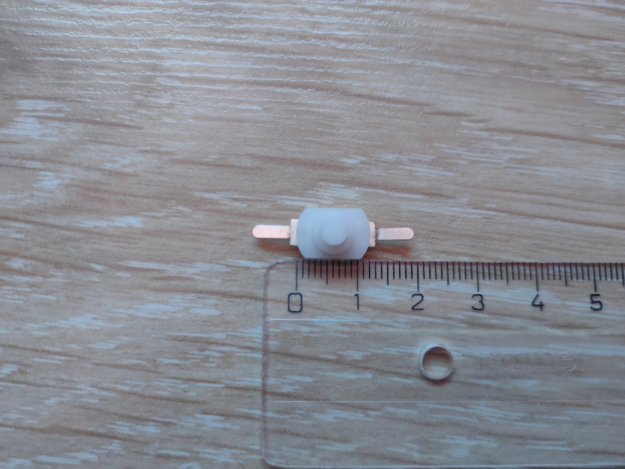 Кнопка белая с фиксацией вкл.выкл Київ - зображення 6