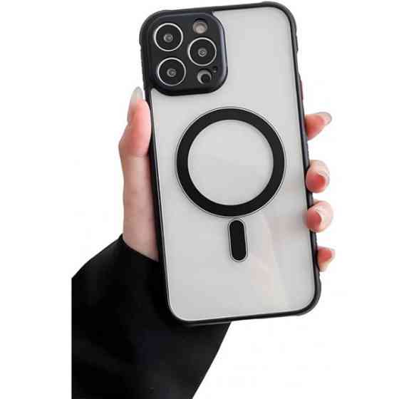 Apple Чохол Skin Clear Case with MagSafe для iPhone 13 Pro Black Харьков