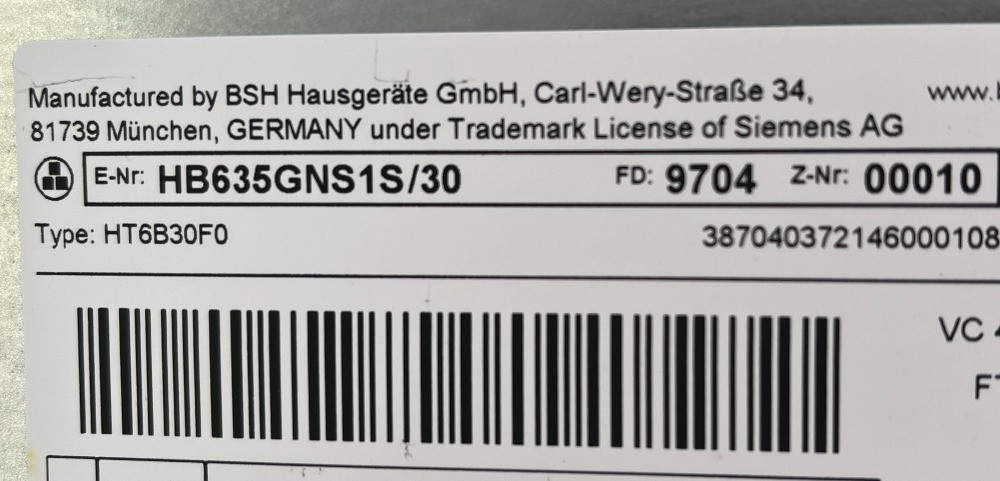 Духовка Siemens HB635GNS1S духовой шкаф Made in Germany Бережаны - изображение 4