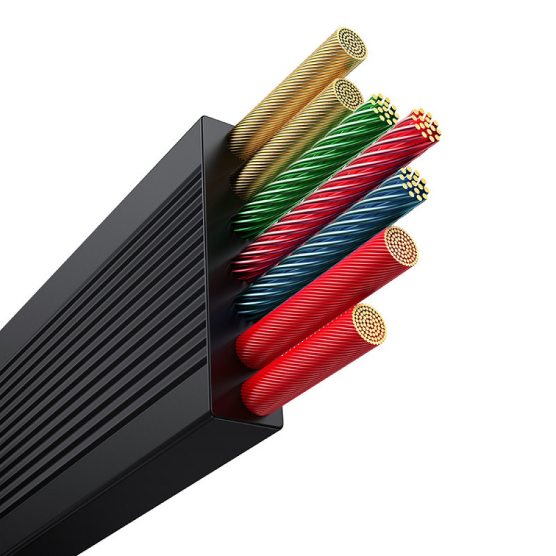 Дата кабель Baseus Free2Draw Retractable Crystal Fast Charging Type-C to 3in1 100W (1.1m) (P1036800) Херсон - зображення 5