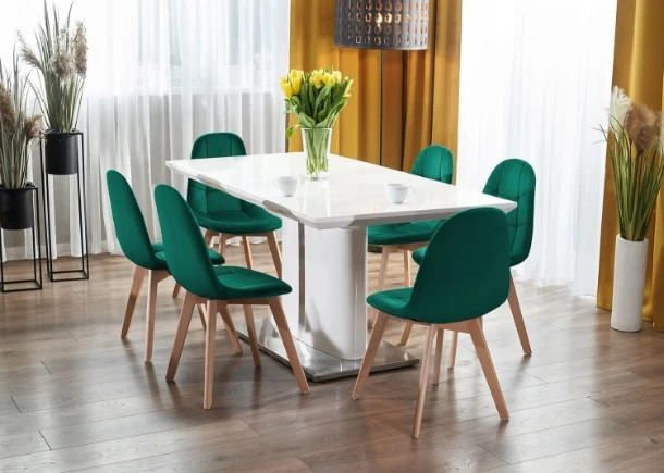 Стул Лорена велюр бархат зеленый Дніпро - зображення 1