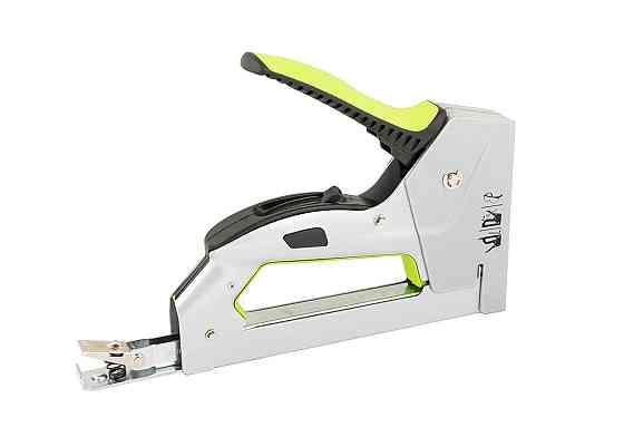 Степлер рессорный WERTVOLL 3-В-1 скоба R53 4-14мм/шпилька 14 мм/гвоздь 14 мм корпус металл/эргоном T Харків