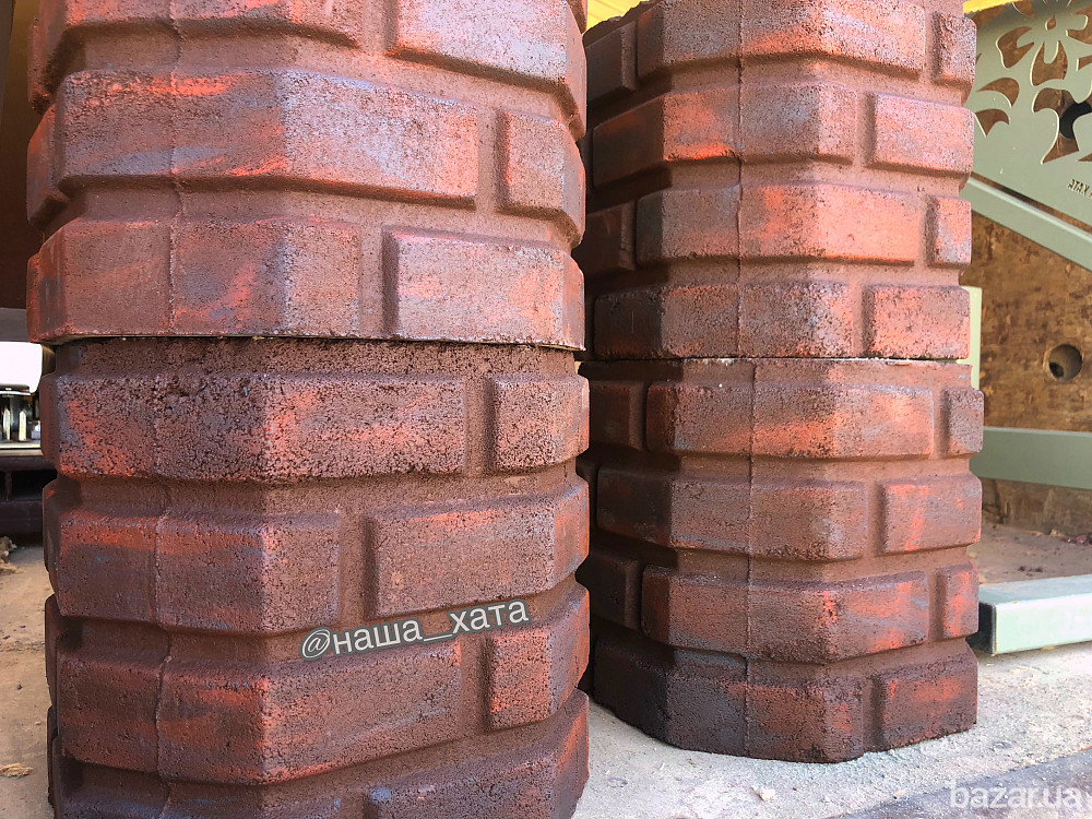 Набірні бетонні стовпи для паркану від виробника Запорожье - изображение 4