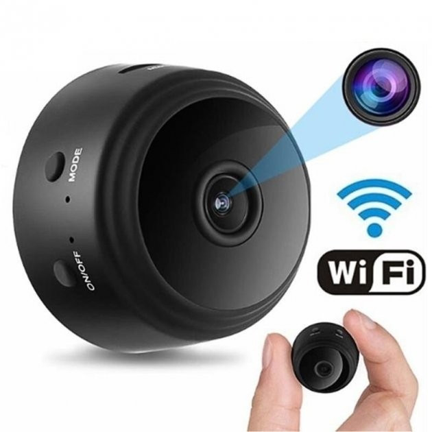 Мини Камера ip Видеонаблюдение Wi-Fi FullHD 1080 Action Camera A9 Беспроводная Комплект 3 штуки Київ - зображення 2