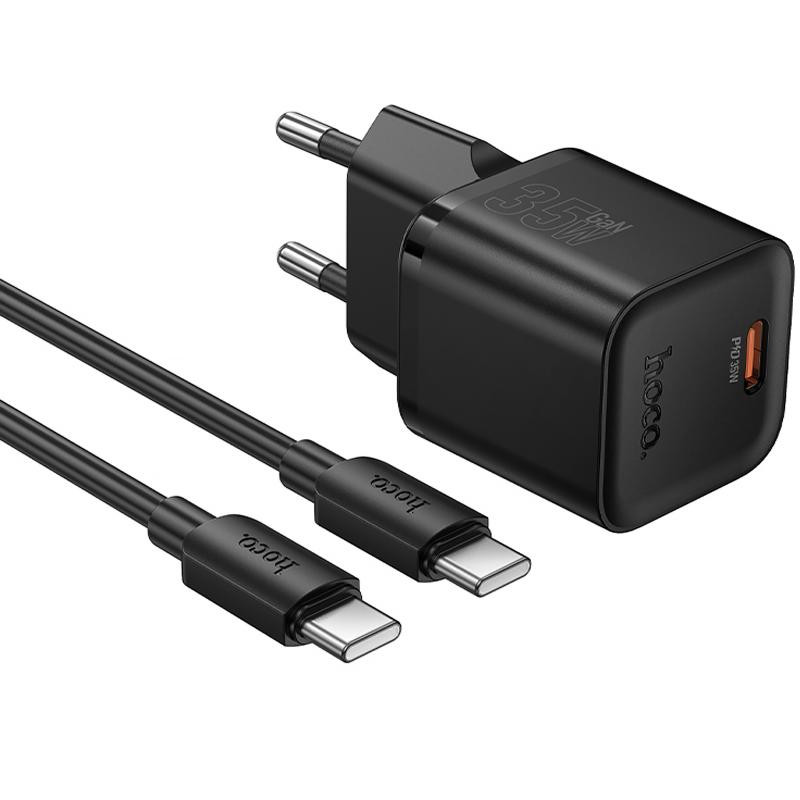 СЗУ Hoco N66 Ingenious PD35W (1USB-C) + кабель Type-C to Type-C Херсон - изображение 2