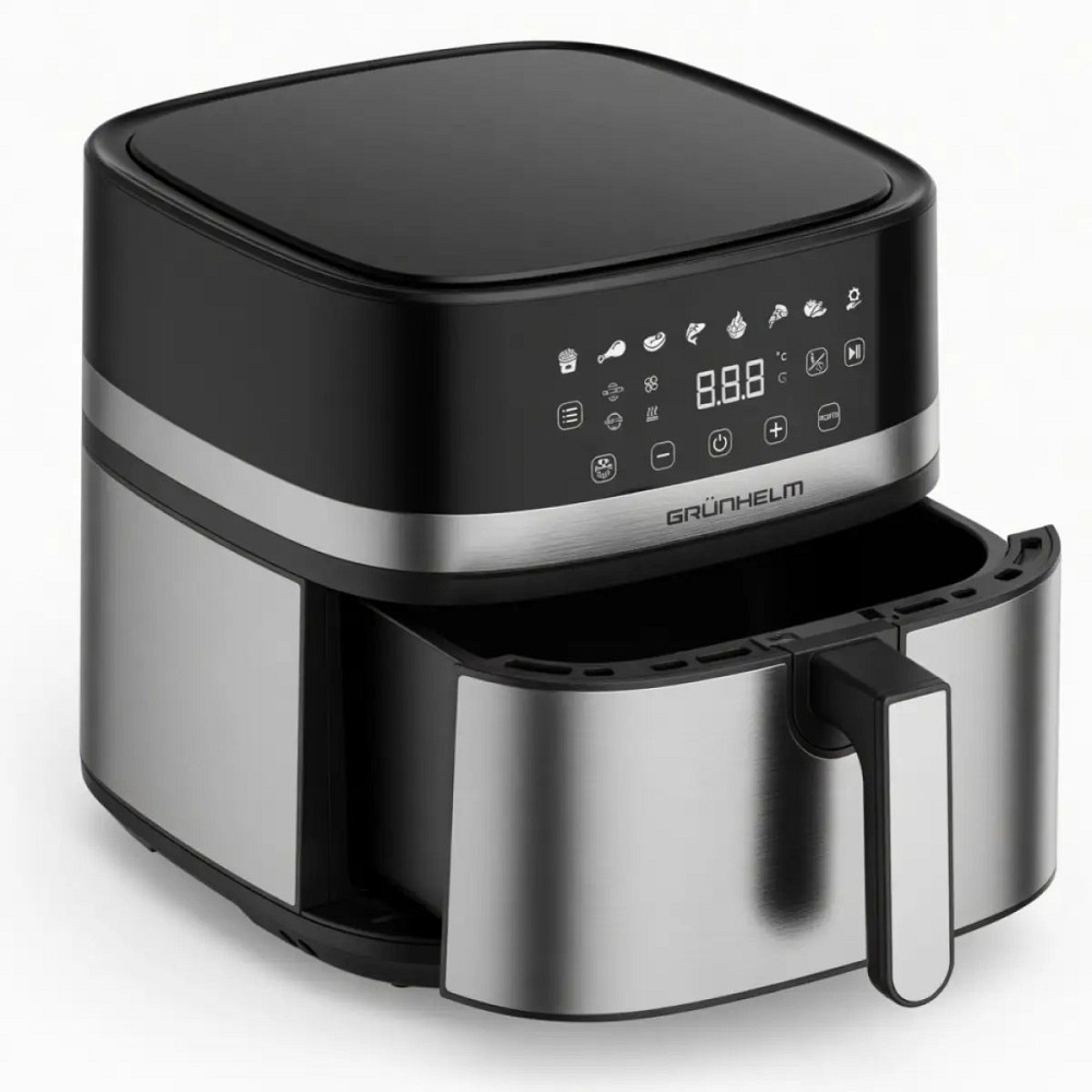 Мультипечь Grunhelm GAF8010 2000 Вт 8 л черная Киев - изображение 2