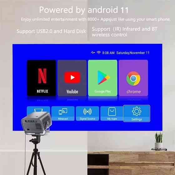 Уценка Проектор 4k ver.1 Android A10 Херсон