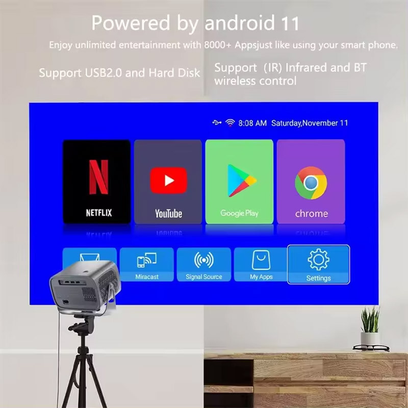 Уценка Проектор 4k ver.1 Android A10 Херсон - изображение 6