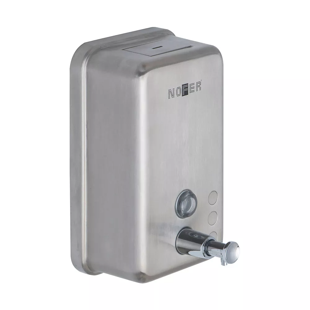 Дозатор жидкого мыла нержавеющая сталь, матовый  NOFER 03041.S Київ - зображення 1