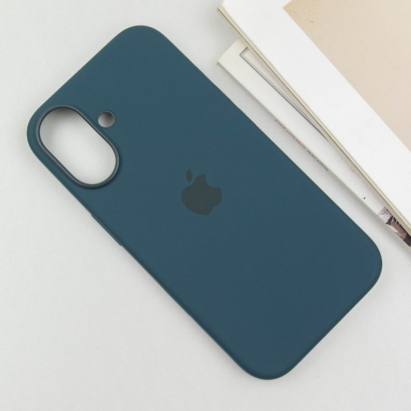 Чехол Silicone case (AAA) with Magsafe and Animation (button) для Apple iPhone 16 (6.1") Херсон - зображення 4