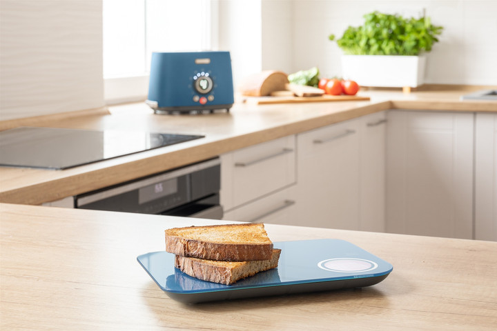 Весы кухонные Sencor SKS7072BL 5 кг голубые Київ - зображення 9