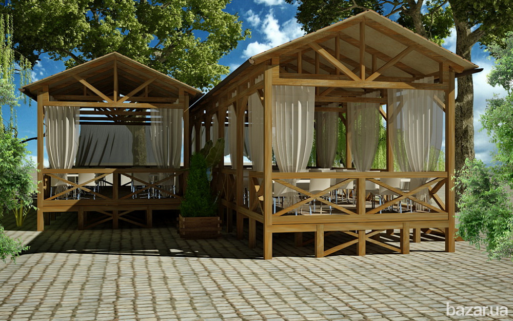 Летняя площадка. Терраса для кафе и ресторанов из дерева Київ - зображення 6