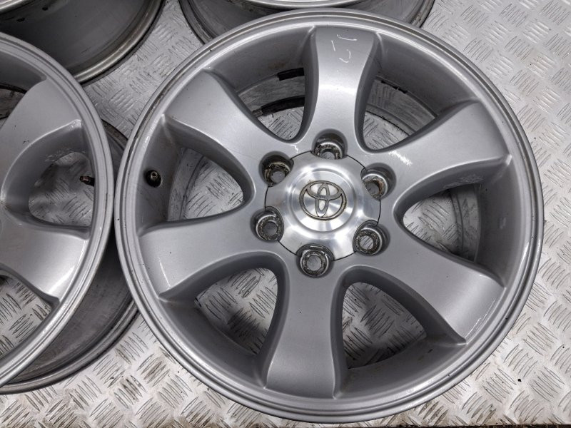 Диски титан комплект R17 Toyota Prado J120 4.0 1GR-FE 2002 (б/у) Киев - изображение 5