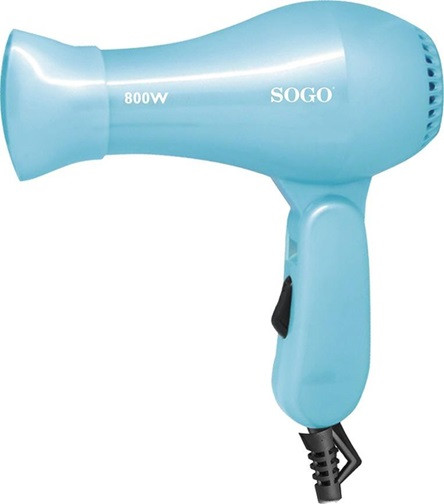 Фен для сушки волос SOGO SS-3615-B 800 Вт голубой Киев - изображение 1