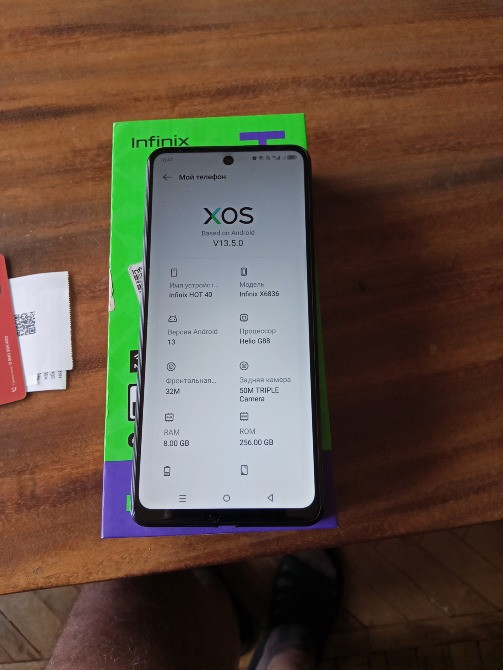 INFINIX HOT 40 X6836 STARLIT BLACK 8/256 GB NFC Android 13 Киев - изображение 2