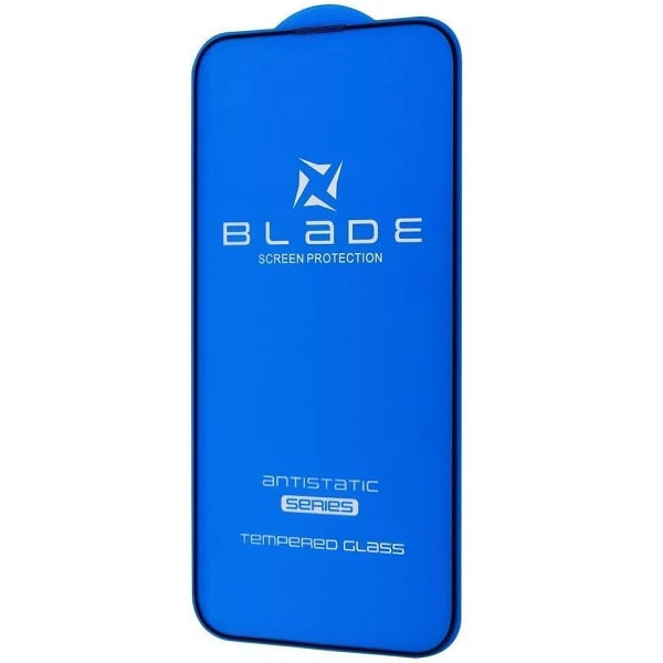 Захисне скло BLADE ANTISTATIC Series Full Glue для iPhone 14 Pro Max/15 Plus/16 Plus Black (Код това Харків - зображення 1