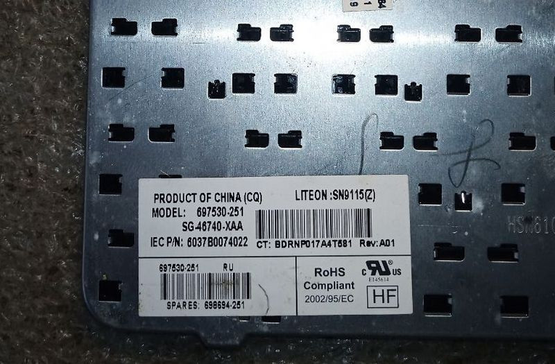 Клавиатура 697530-251 HP Киев - изображение 3