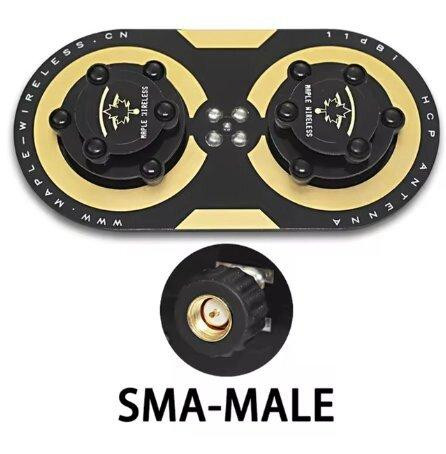 Антенна 4500-5280MHz 11dBi, до 10 Вт, RHCP FPV «Кленовый лист» c круговой поляризацией, SMA-male (шт Днепр - изображение 1