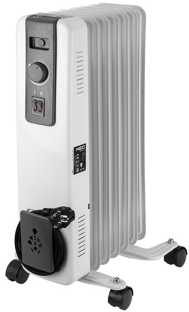 Масляный обогреватель NEO Tools 90-151 1500 Вт белый Київ - зображення 2