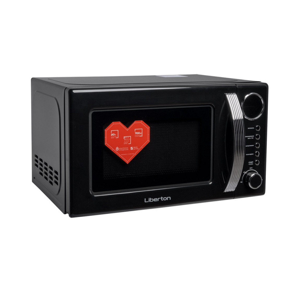 Микроволновая печь Liberton LMW-2083E Black черная Київ - зображення 2
