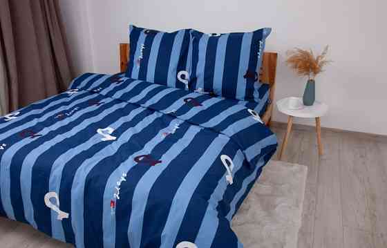 Постільна білизна двоспальне ТЕП Soft dreams Line Blue 2-03858-26457 180х215 см блакитне Киев