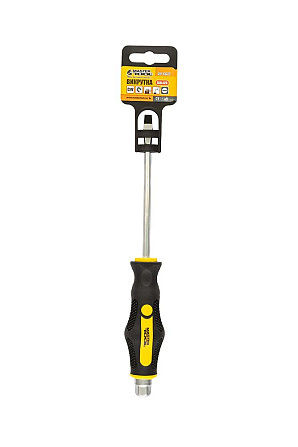 Отвёртка ударная шлицевая магнитная MASTERTOOL EXTERNAL HEX SL6х125 мм ручка с TPR покрытием 49-6612 Харків - зображення 7