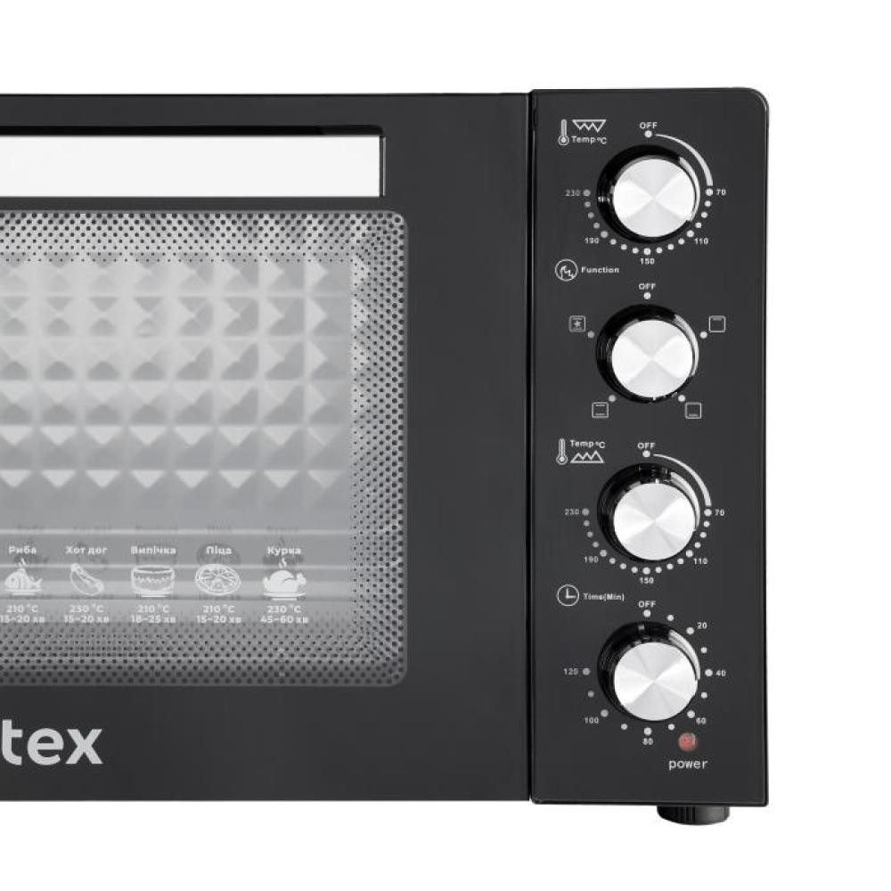 Печь электрическая Rotex ROT455-B2G 45 л черная Киев - изображение 9