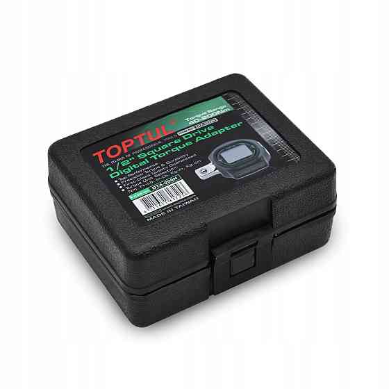 Адаптер динамометрический цифровой двустороннего действия TOPTUL 1/4" 6-30Nm DTA-030N Харьков