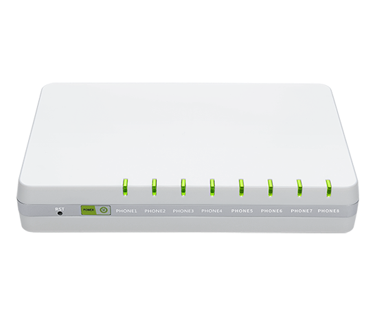 FLYING VOICE G508, VOIP-шлюз, 8 портів FXS, 8 облікових записів SIP, OPUS, тристороння конференція Киев