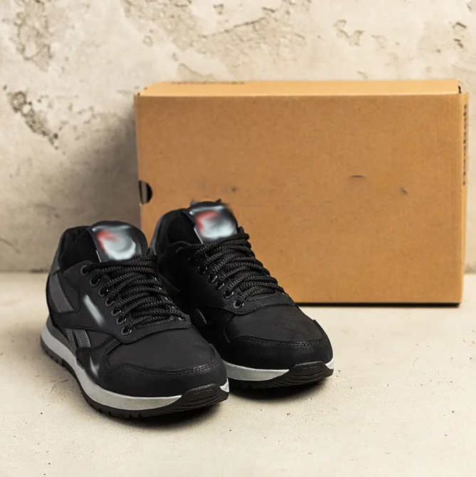 Мужские кожаные кроссовки Royal classic grey Київ - зображення 11