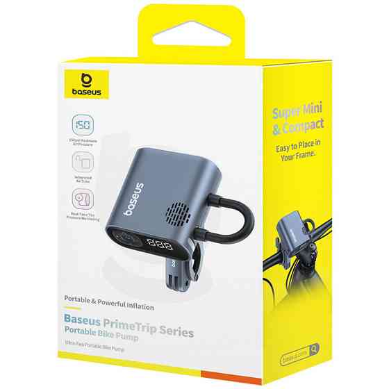 Уценка Портативный велосипедный насос Baseus PrimeTrip Series (C11169000121-00) Херсон